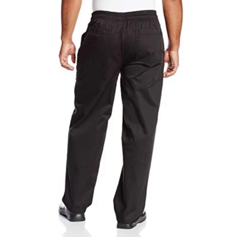 Black cook pants Size S NEW restaurant pants - Picture 2 of 4